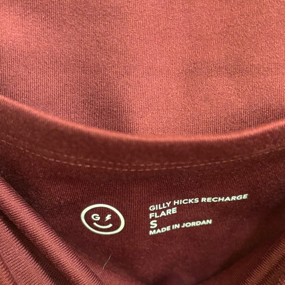 Gilly Hicks Maroon Flare Pants - Picture 2 of 3